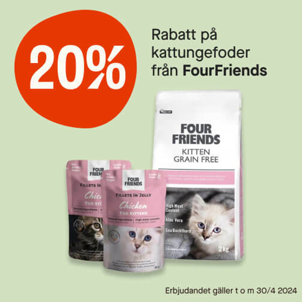 20% Kattungefoder från FourFriends