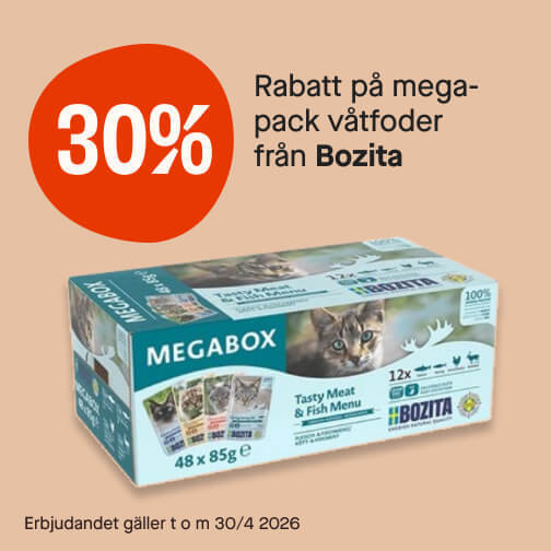 30% megapack från Bozita