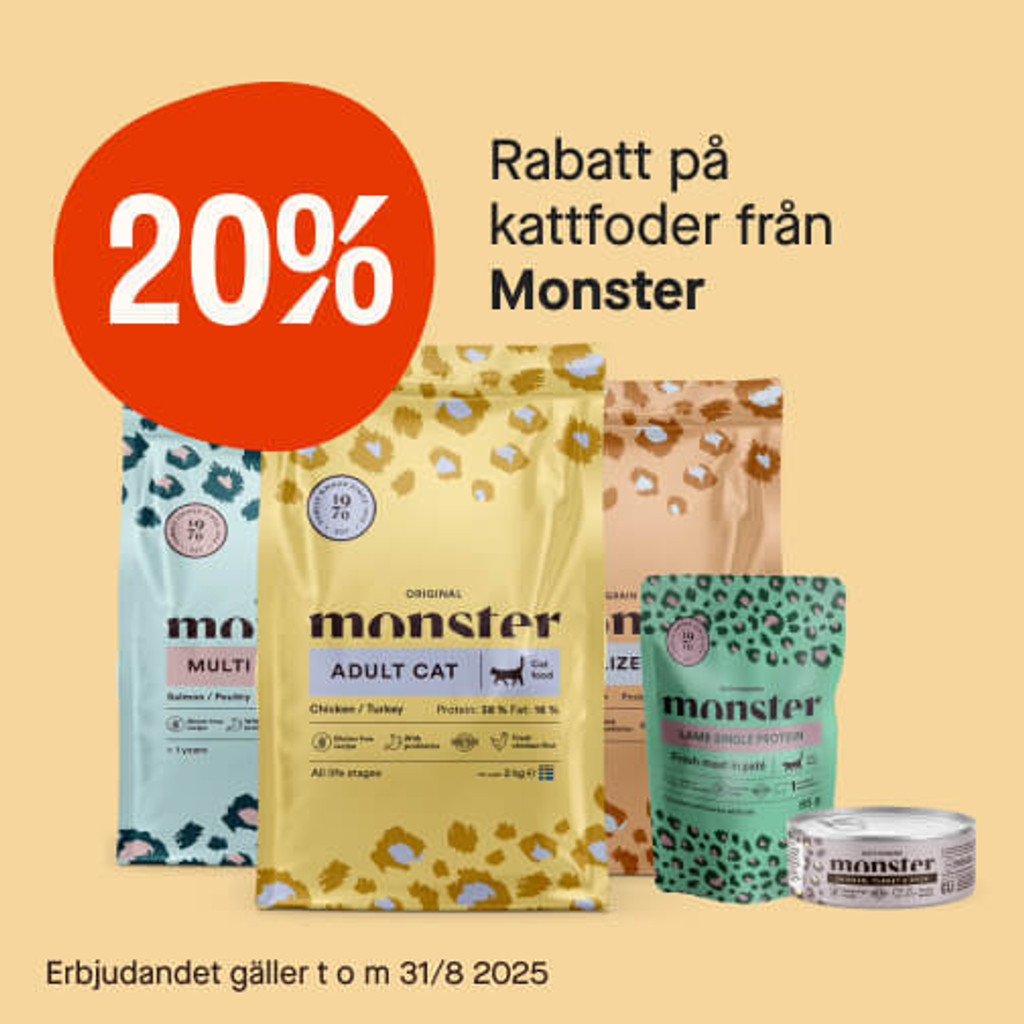 20% Monster katt