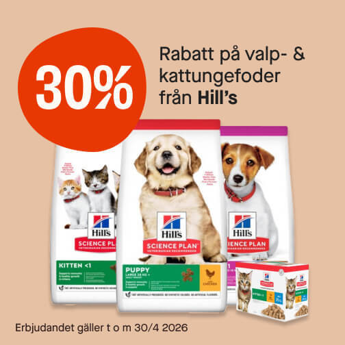 30% valp- & kattungefoder Hill's