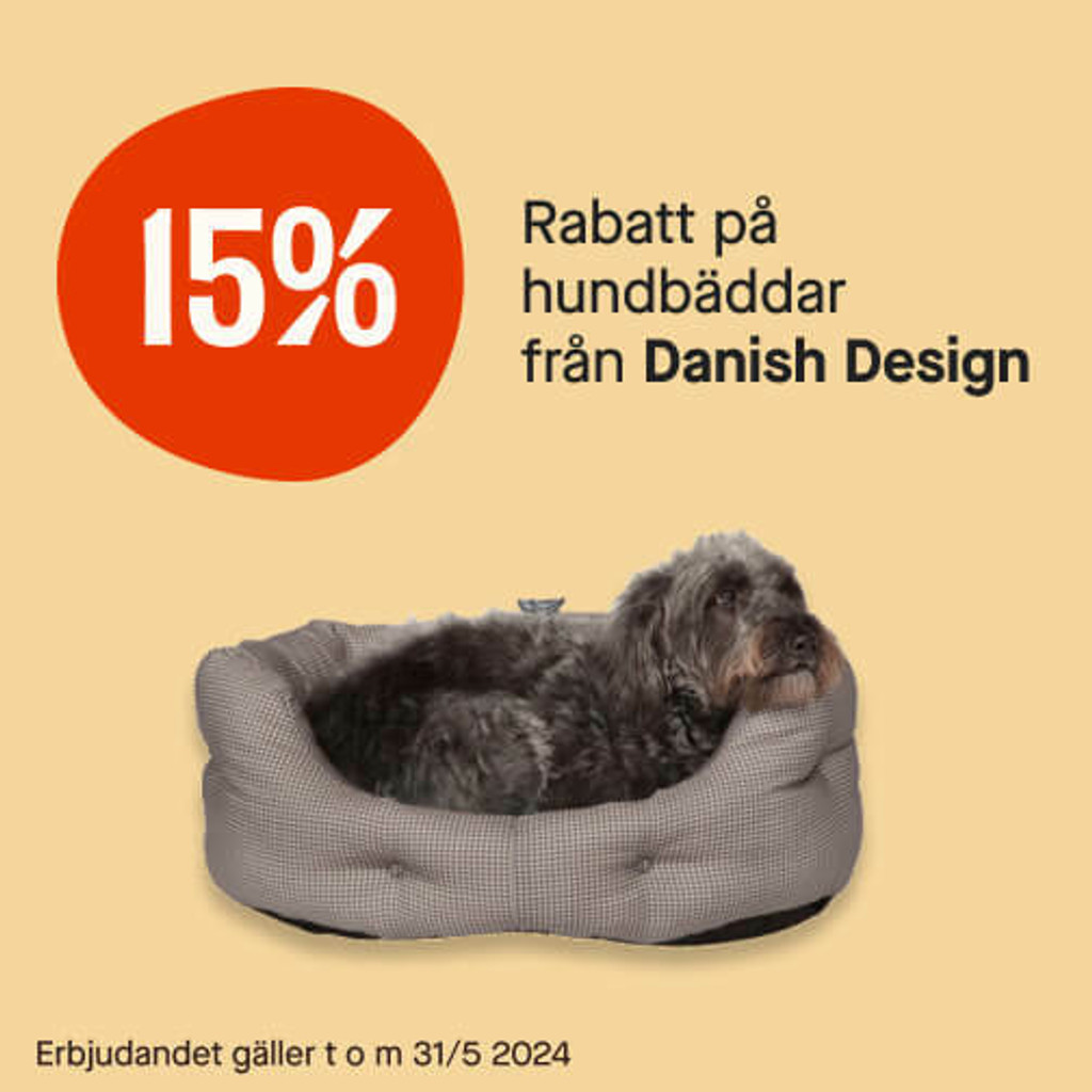 15% hundbäddar