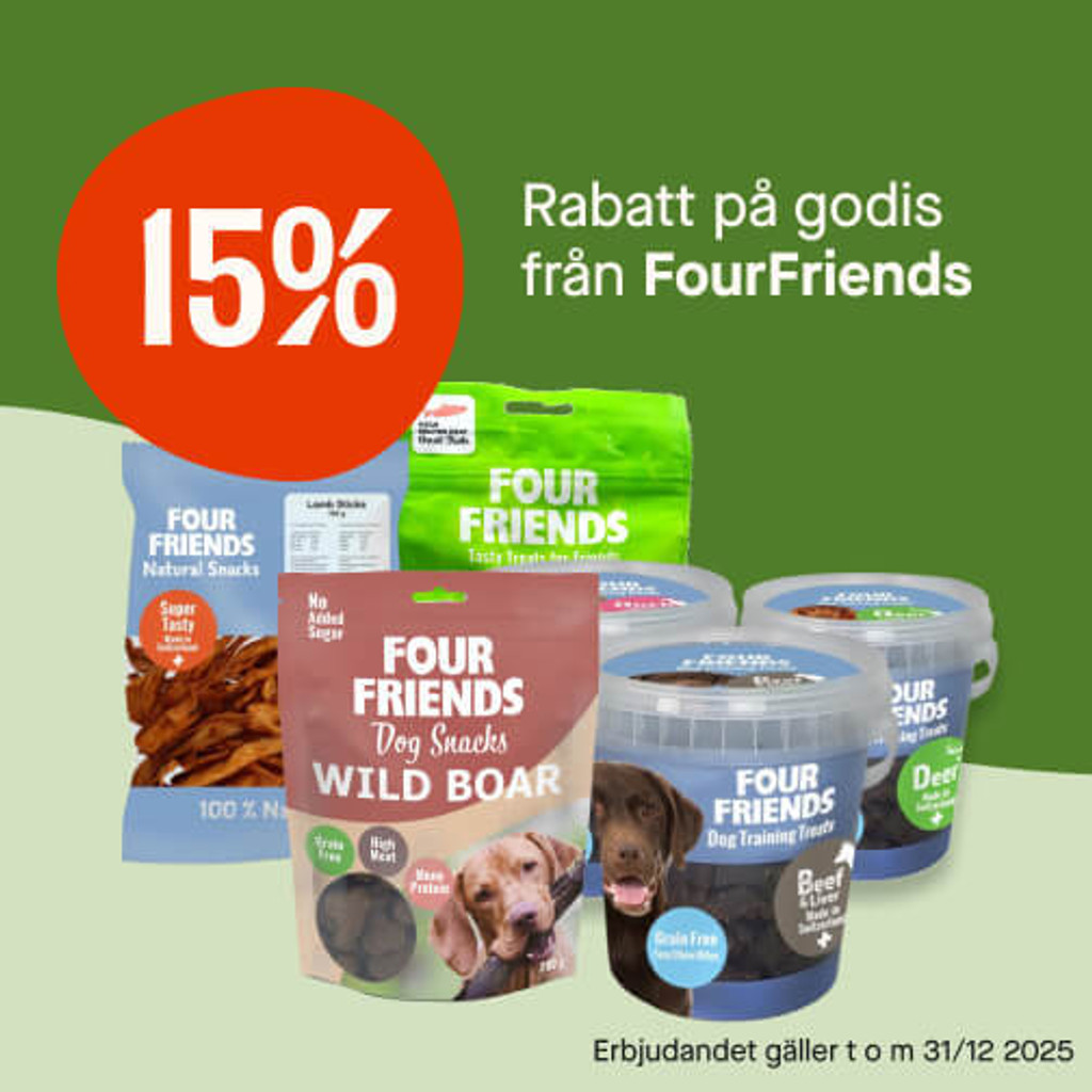 15% godis FourFriends 
