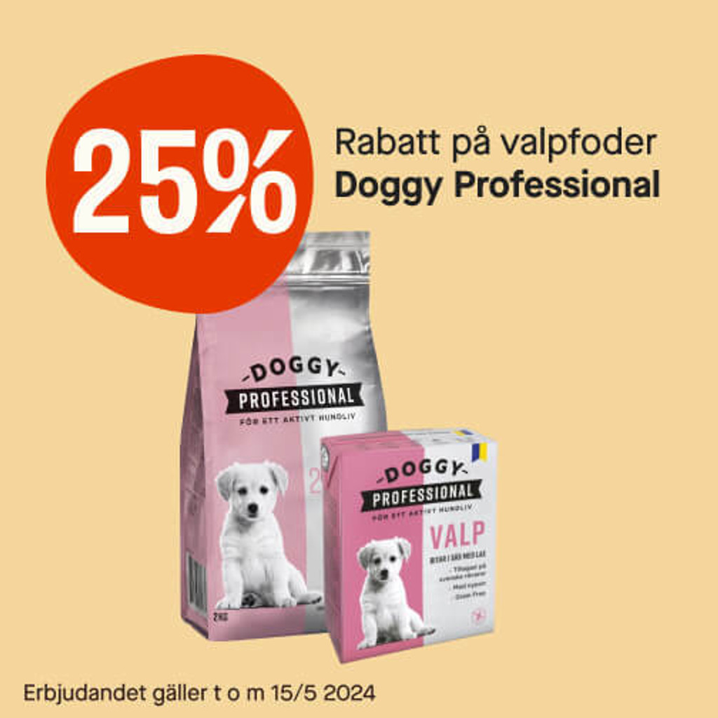 25% Doggy valpfoder