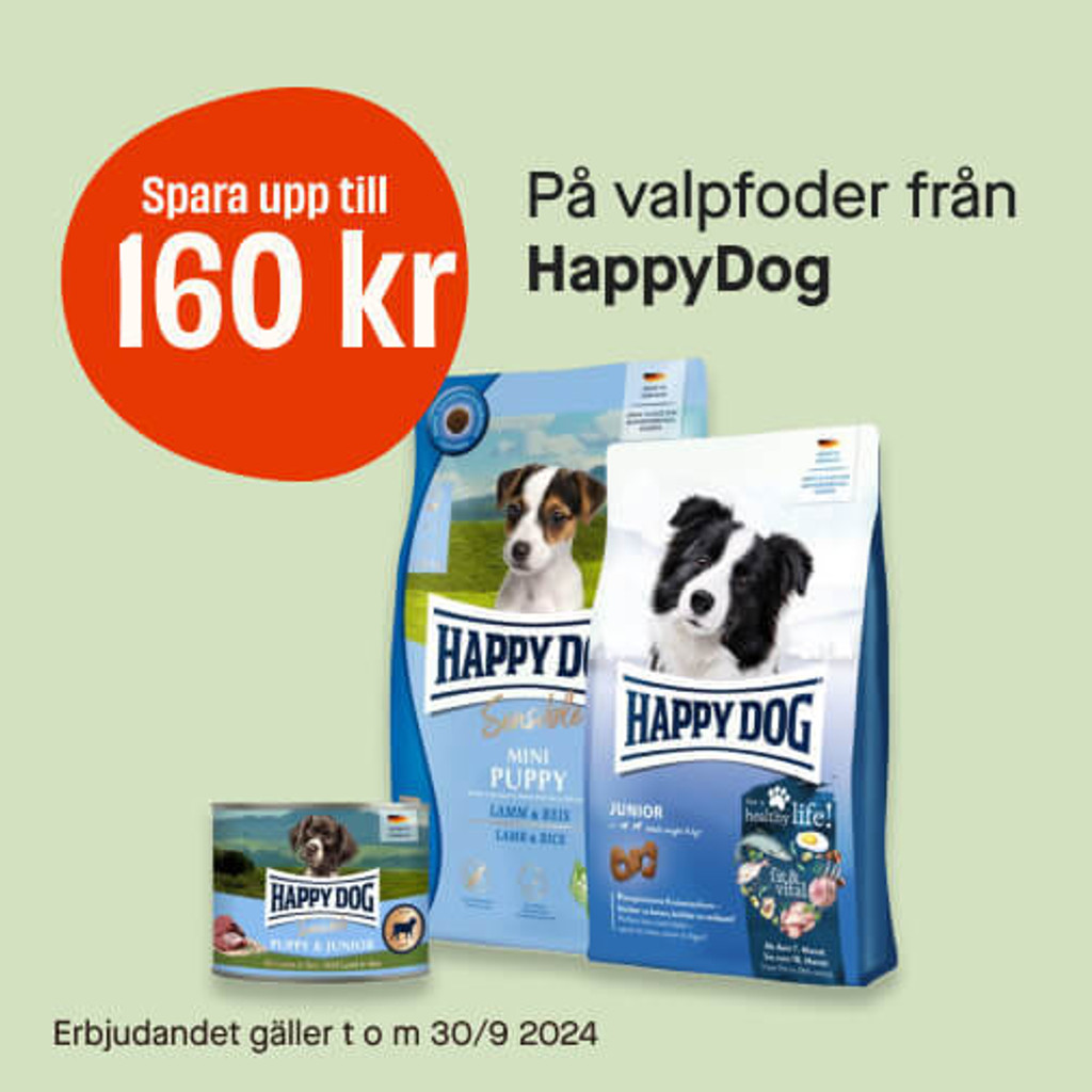 Spara 160 kr valpfoder