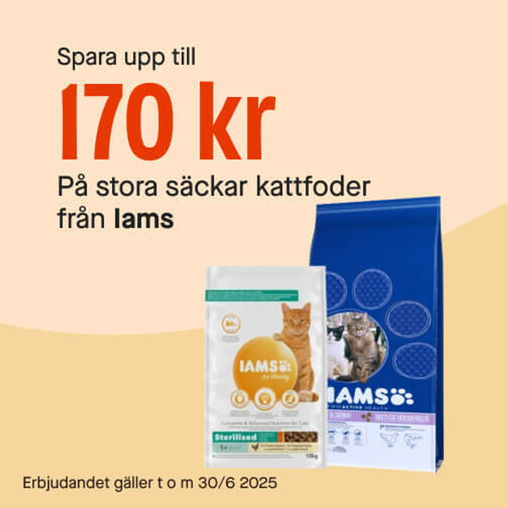 Spara 170 kr Iams