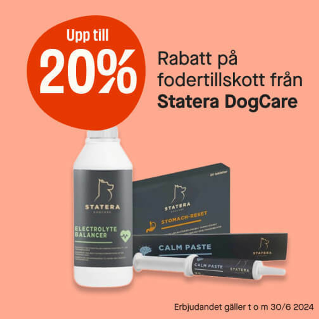 Upp till 20% Statera DogCare