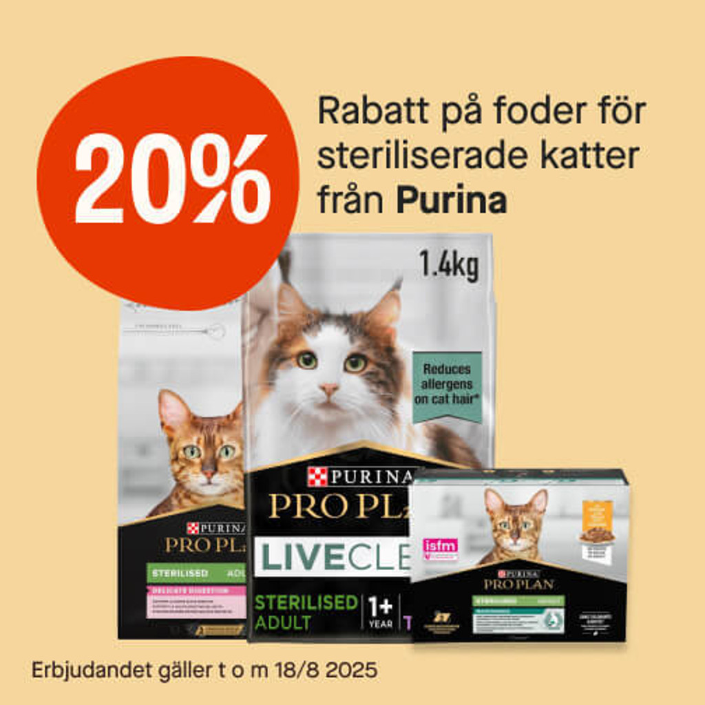 20% sterilised Purina