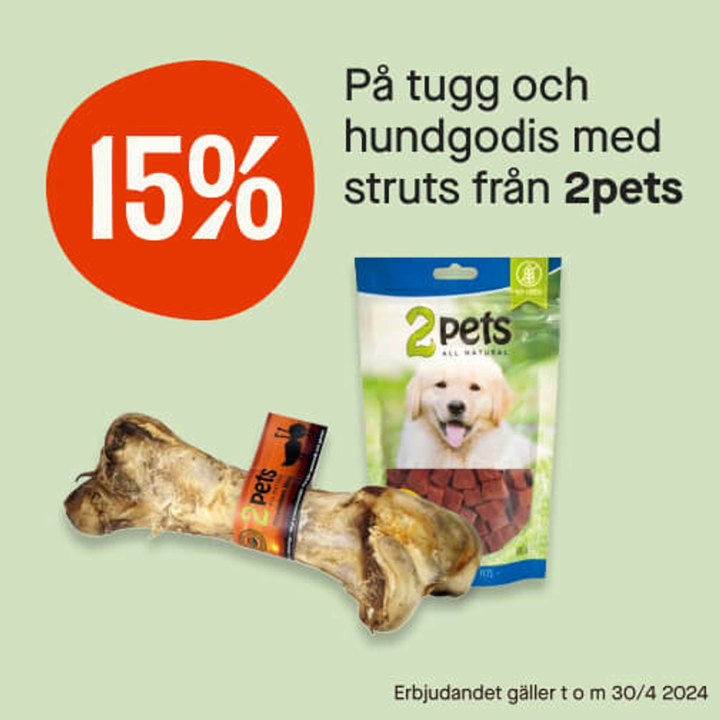 15% hundgodis