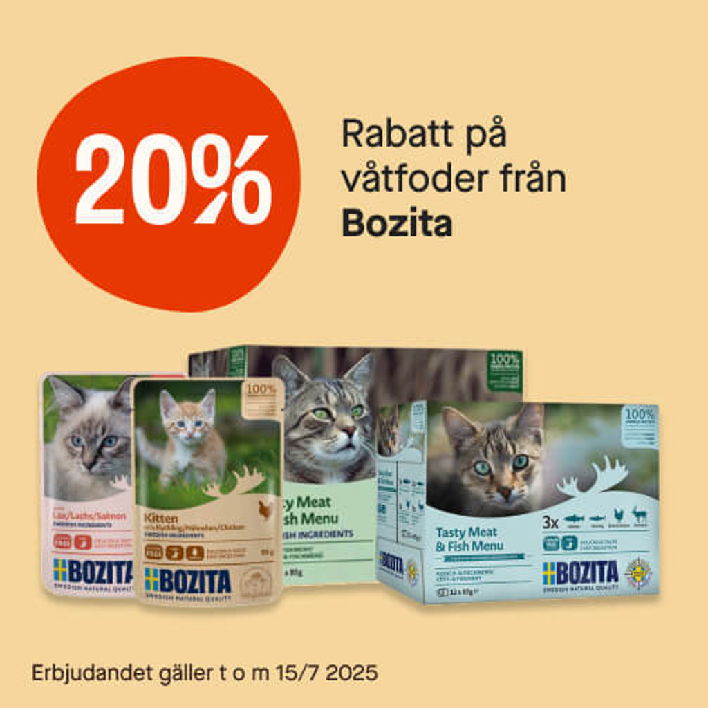 20% våtfoder Bozita