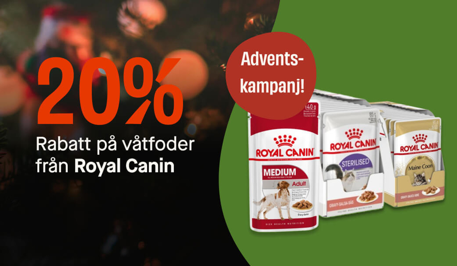 20% Royal Canin