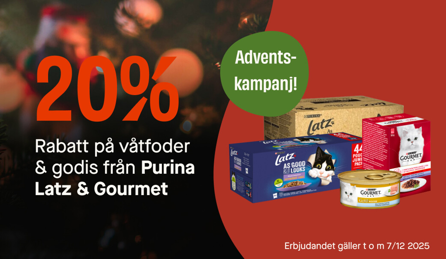 20% Latz & Gourmet