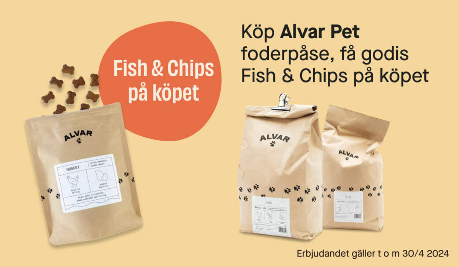 Köp Alvar Pet - Få godispåse