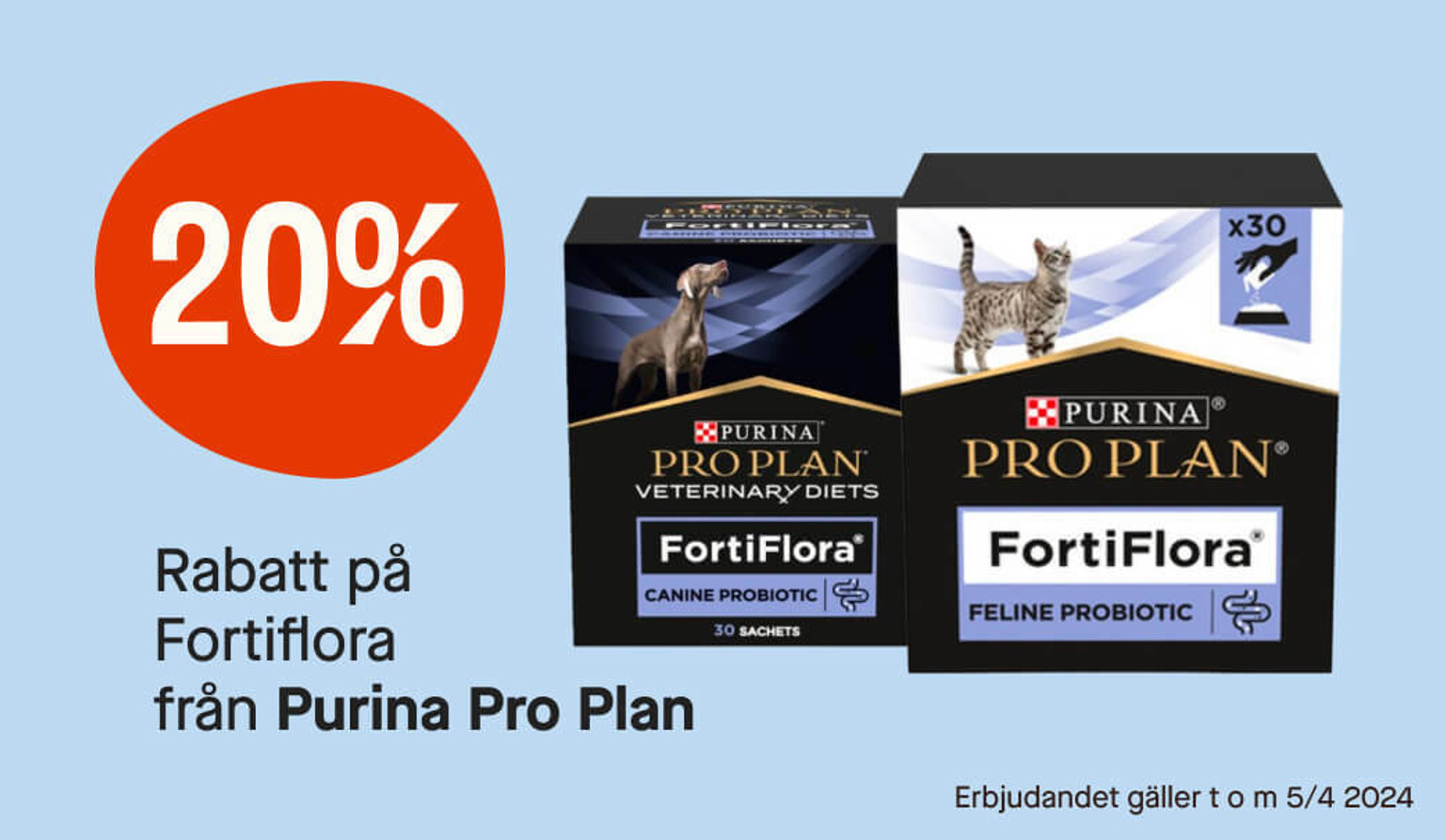 20% rabatt på Fortiflora