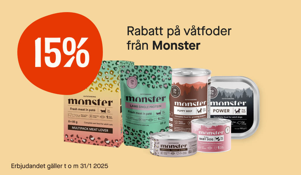 15% Monster våtfoder
