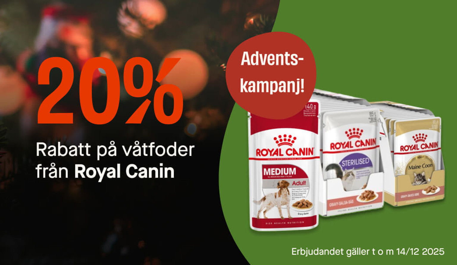 20% Royal Canin