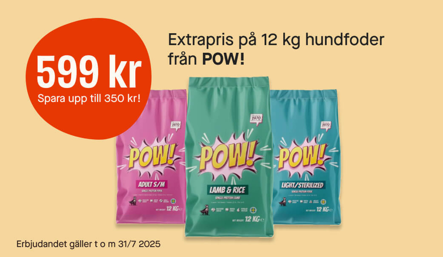 599 kr POW!
