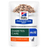 Prescription Diet Feline m/d  Diabetes Care Portionspåsar för katt