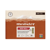 Monster Hundgodis Rawhide Beef Roll Box - Medium