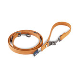 Apple Leather Adjustable Leash Justerbart Hundkoppel - Brown S, Brown L