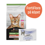 Vital Functions Sterilised Adult Lax för katt + 7-pack FortiFlora