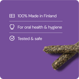 Crunchy Reindeer tuggben till hund