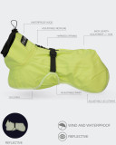 Reflekterande Skaljacka Grön till hund