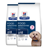 2-pack (2 x 6 kg) Prescription Diet z/d Food Sensitives Mini Torrfoder till mindre hund