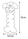 Hundleksak Plysch Bungee Hund