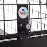 Hundbur Svart Medium Låg Coupé