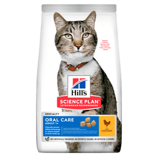 Adult Oral Care torrfoder med kyckling för katt