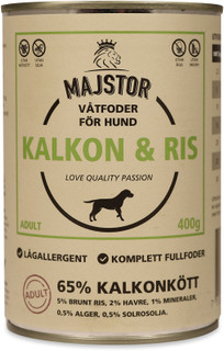 Kalkon & Ris Våtfoder Hund