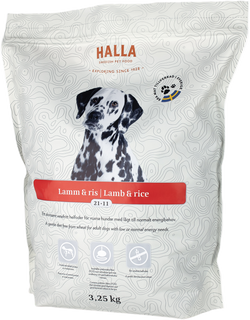 Hundfoder Lamm & Ris