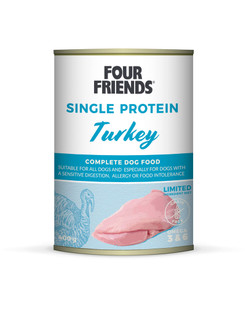 Single Protein Turkey Våtfoder för hund