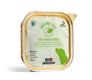 C-BIO-W Organic Beef Våtfoder för hund