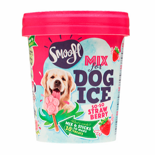 Dog Ice Mix med Jordgubbar