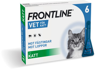 Frontline Vet - Spot-on Lösning för Katt 100 mg/ml 6 x 0,5 ml