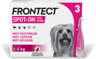Frontect Spot-On Lösning Hund XS 33,8 mg/252,4 mg 3 x 0,5 ml