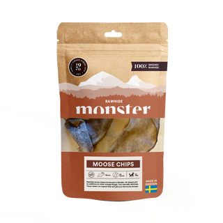 Monster Hundgodis Rawhide Moose Chips