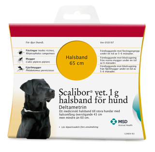 Scalibor® vet. Medicinskt Halsband 1,0 g, för Hund