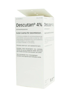 Descutan® Kutan Svamp,  4%. 50 x 15 ml