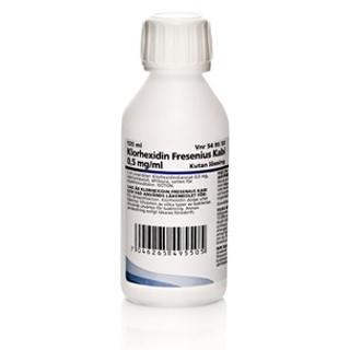 Klorhexidin Fresenius Kabi, 0,5 mg/ml, Kutan lösning.