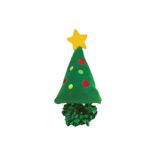 KONG Holiday Crackles Christmas Tree Kattleksak