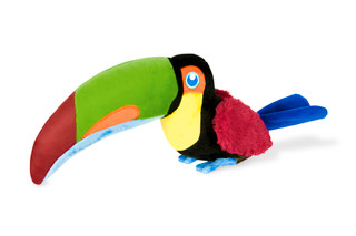 Fetching Flock Toucan Tropisk Skatt Hundleksak