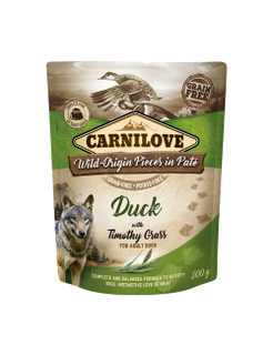 Pouch Paté Duck with Timothy Grass Våtfoder till Hund 