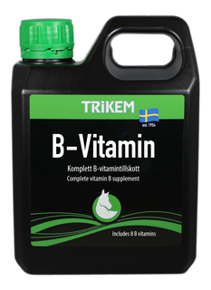 B-Vitamin Flytande tillskott för Häst