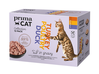 Multipack Fågel i sås kattfoder