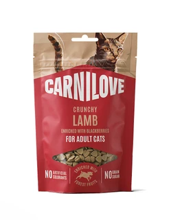 Crunchy Snack Kattgodis Lamb & Björnbär