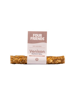 Natural Chews Venison Munchy Roll till Hund