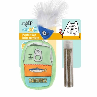 Kattleksak Catoon Purrfect Can