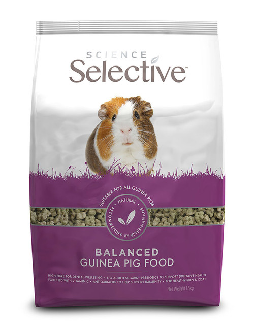Guinea Pig Foder - Selective - naturliga ingredienser